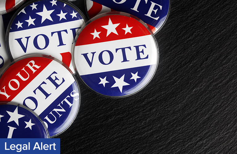 Vote Lapel Pins: Election Day Leave